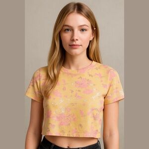 Lavender Brown Mia Top in Yellow/Pink
